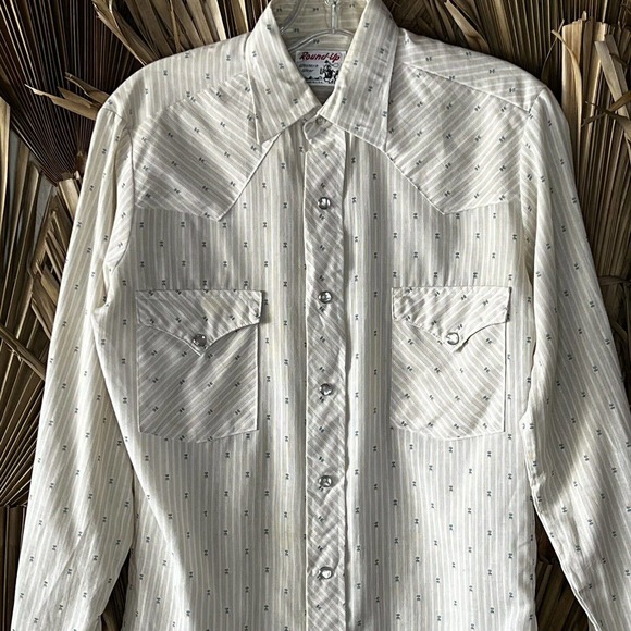 Vintage Other - Vintage 60's Western Shirt Pearl Snaps size S/M